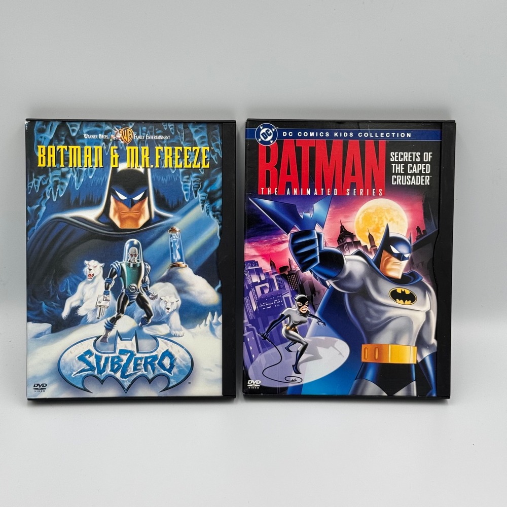 Batman SubZero Secrets of the Caped Crusader DVD Lot 2 Tested